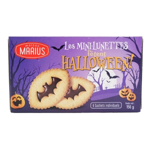 Mini lunettes choco noisettes chauve-souris 156g  Carton de 12 paquets