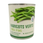Haricots verts très fins boîte 440g PNE<br>
