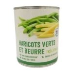 Duo haricots verts &<br> haricots beurre 455g PNE