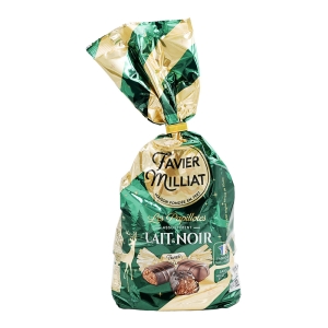 Papillotes chocolat noir et lait paquet 360g  CT DE 30 PQT