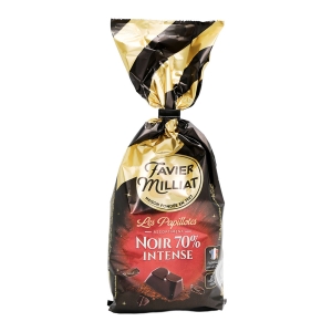Papillotes chocolat noir intense paquet 340g  CT DE 30 PQT