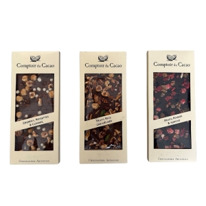 Chocolat au lait &  fruits secs tablette 90g CT DE 18 TAB