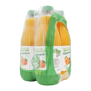 Pack pur jus de clementine PET 4x1L  PACK DE 4 BOUTEILLES