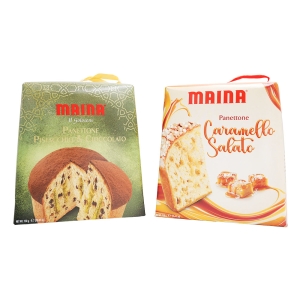 Panettone pistache chocolat boîte 750g  CRT DE 16 BTE