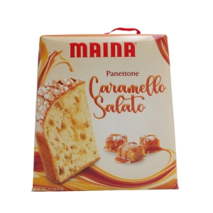 Panettone caramel salé boîte 750g  COL DE 16 BTE