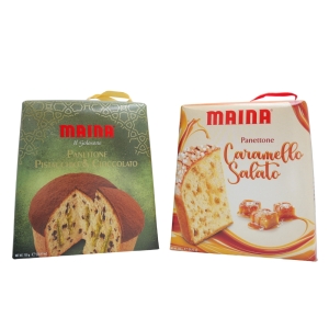 Panettone caramel salé boîte 750g  COL DE 16 BTE