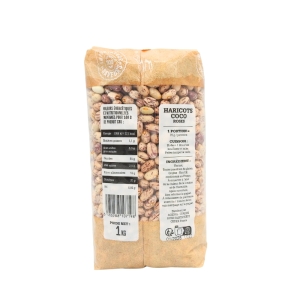 Haricot coco rose paquet 1kg PAV IDS  Carton de 8 x 1kg