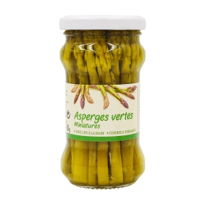 Asperges vertes minatures pot 212ml Pérou  CT 20 POTS