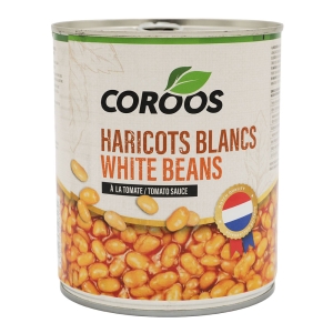 Haricots blancs à la tomate boîte 800g PNE  CT DE 12 BTE