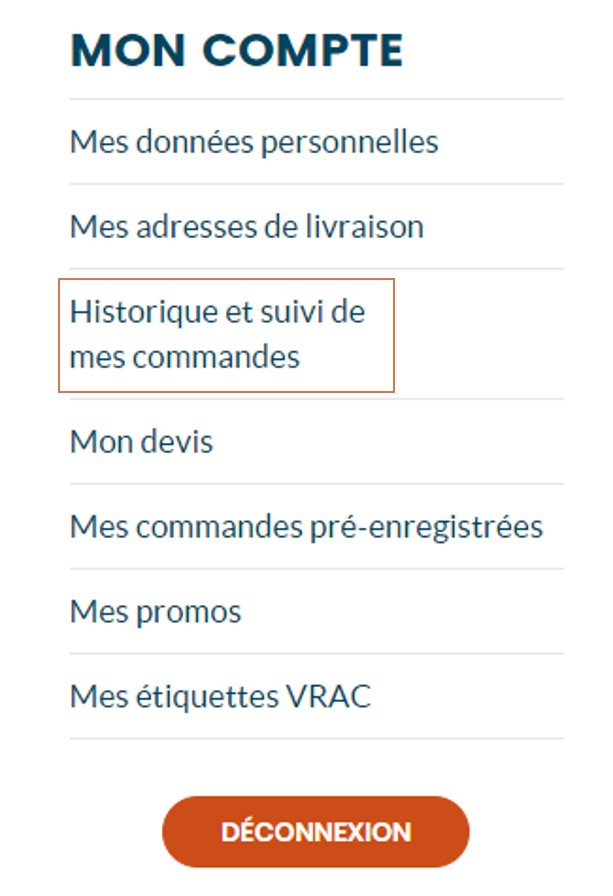 Où retrouver le détail des mes anciennes commandes ? - FAQ - Agidra